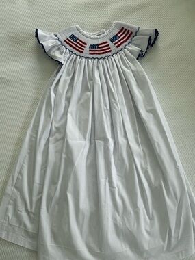 American Flag Smocked Dress